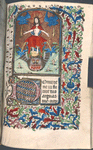 Miniature of Day of Judgement on gold tendril background