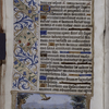 Text with initials, linefillers, border design, miniature