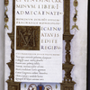 Frontispiece and initial M