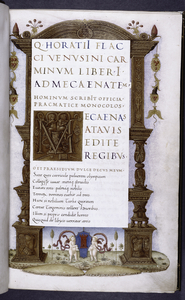 Opera: (Carmina, Epodes, Carmen Saeculare, Ars Poetica, Epistolae, Sermones)