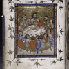 Full-page miniature of the Last Supper