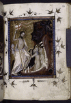 Full-page miniature of Christ in Limbo