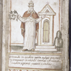 Portrait of Pope Julius III, with text and design-filled box