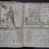 Portrait of Urban VIII and his prophecy; text in Italian