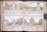 Two miniatures per page. Text in Italian