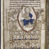 Three-quarter page miniature.  Catchword