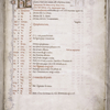 Opening page of calendar.  Initials, rubrics, penwork