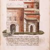 Text and drawing of the Tower of Babel, fol. 96