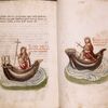 Explicit of main text; illustrations of John the Baptist and St. Andrew in boats; rubrics