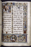 Text with full border, including grotesques; miniature of priests saying mass.  Placemarkers, initials, portrait of St. Petronius.  Defaced inscription:  Tempore D. Galeacci Marscotti