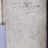 Seventeenth century (?) signature
