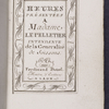 Title page, with name of scribe and recipient.  Border design