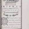 Text with initial and drawing of Lamb of God