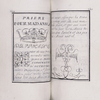 Prayer for Marie Antoinette, the Dauphine, thus dating the manuscript to 1770-4