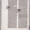 Text with placemarkers and two initials