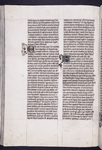 Text with placemarkers and two initials