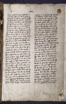 Opening of text; roman numeral in upper margin indicates this is the 13th folio and 12 are missing. Placemarkers. Hand A