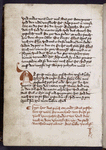 Colophon stating that the book was finished in 1440 on the eve of St. Bartholomew's feast (the feast is on 24 August)