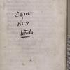 Note of ownership, 1805?