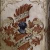 Opening of text, first coat of arms
