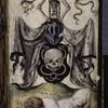 Final watercolor with caption from Ecclesiastes 7:  Memorare novissima et in aeternum non peccabis