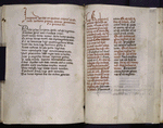 On f. 524v, mnemonic verses on the readings for the liturgical year, Disce per hoc scriptum, quid sit vel quando legendum (H. Walther, Initia carminum 4536)