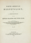 North American herpetology