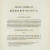 North American herpetology