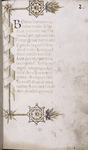 Opening of text, rubric, initial, border design