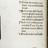 Text with small initials, daubs of yellow as placemarkers, catchword