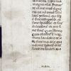 Ruling in dry point; explicit of text with final line of text treated as if a catchword