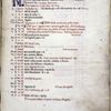 Opening of calendar, rubrics, initials and placemarkers.
