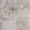 Drawing and text; dictionary catalog says that this leaf was added later