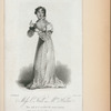 Miss O'Neill as Mrs. Haller [in The stranger].