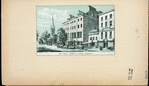 City Hotel, Trinity and Grace churches.