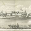 A view of Fort George with the City of New York from the S.W., 1740.