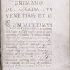 Opening of text with capitals and initials