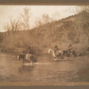 Apache women fording.