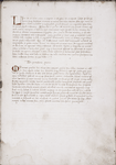 Opening of main text, red initials, red slashes as placemarkers