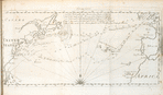 Map of the North Atlantic Ocean to accompany Jonathan Williams' article on the use of the thermometer in discovering banks, soundings, etc..