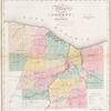 Map of the county of Monroe