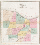 Map of the county of Monroe