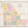 Map of the county of Madison