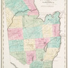 Map of the county of Saratoga