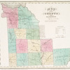 Map of the county of Madison