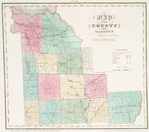 Map of the county of Madison