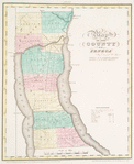 Map of the county of Seneca