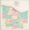 Map of the county of Monroe