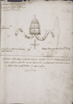 Explicit of text; insignia of Gregory XV