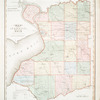 Map of the county of Erie